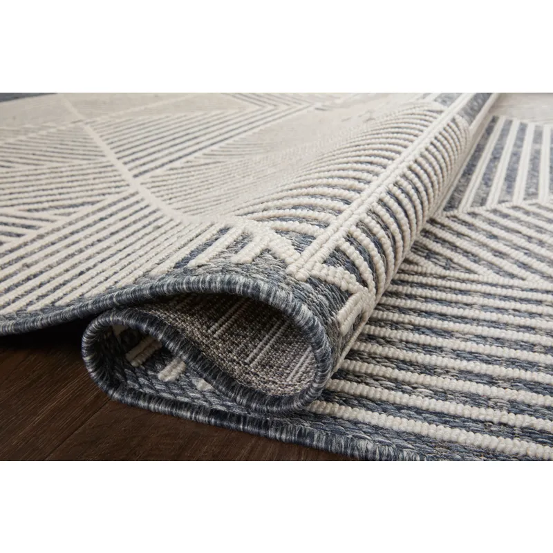 Rainier Denim / Ivory Rug (9' 2" X 12' 2")