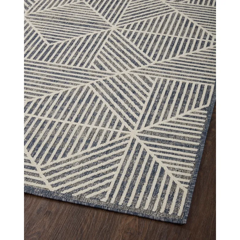 Rainier Denim / Ivory Rug (9' 2" X 12' 2")