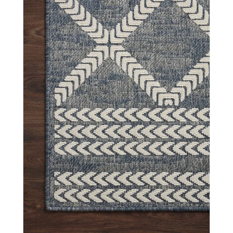 Rainier Denim / Ivory Rug (11' 6" X 15')