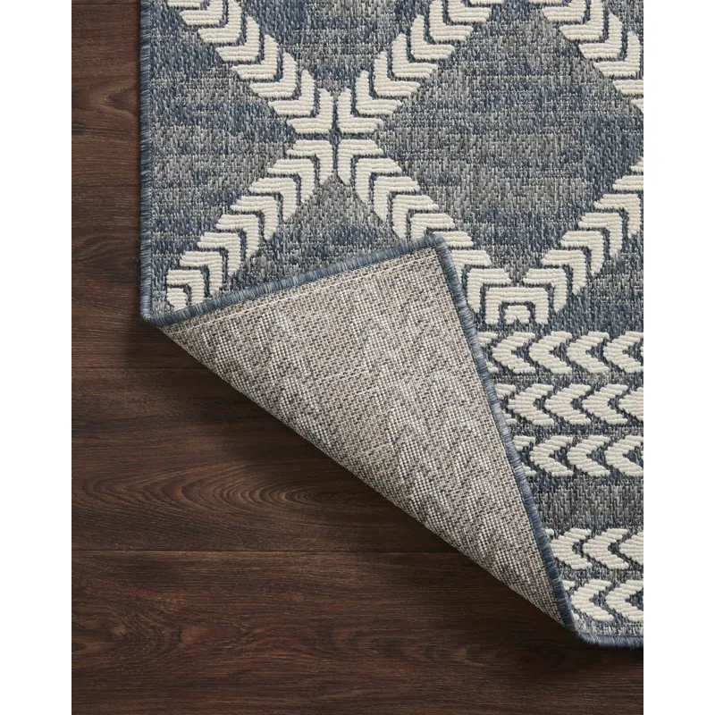 Rainier Denim / Ivory Rug (11' 6" X 15')