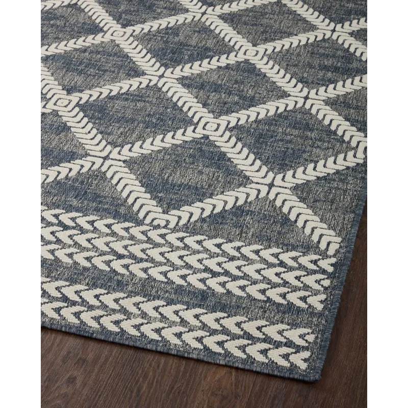 Rainier Denim / Ivory Rug (11' 6" X 15')