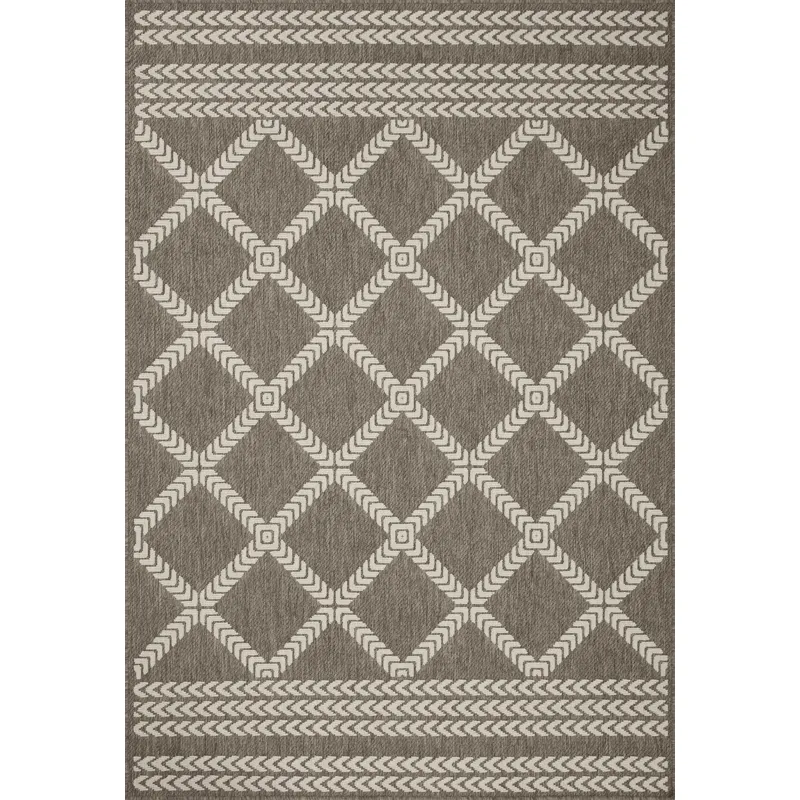 Rainier Natural / Ivory Rug (5' 3" X 7' 7")