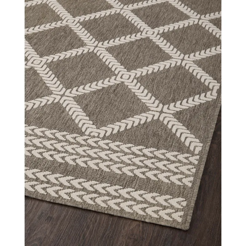 Rainier Natural / Ivory Rug (5' 3" X 7' 7")