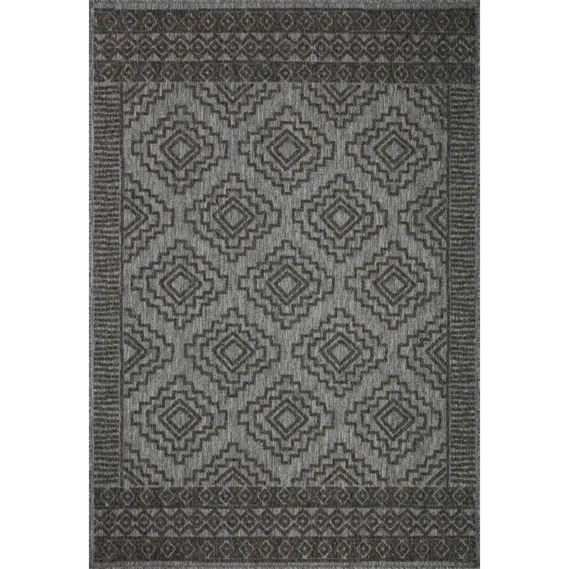 Rainier Grey / Charcoal Rug (7' 10" X 10' 10")