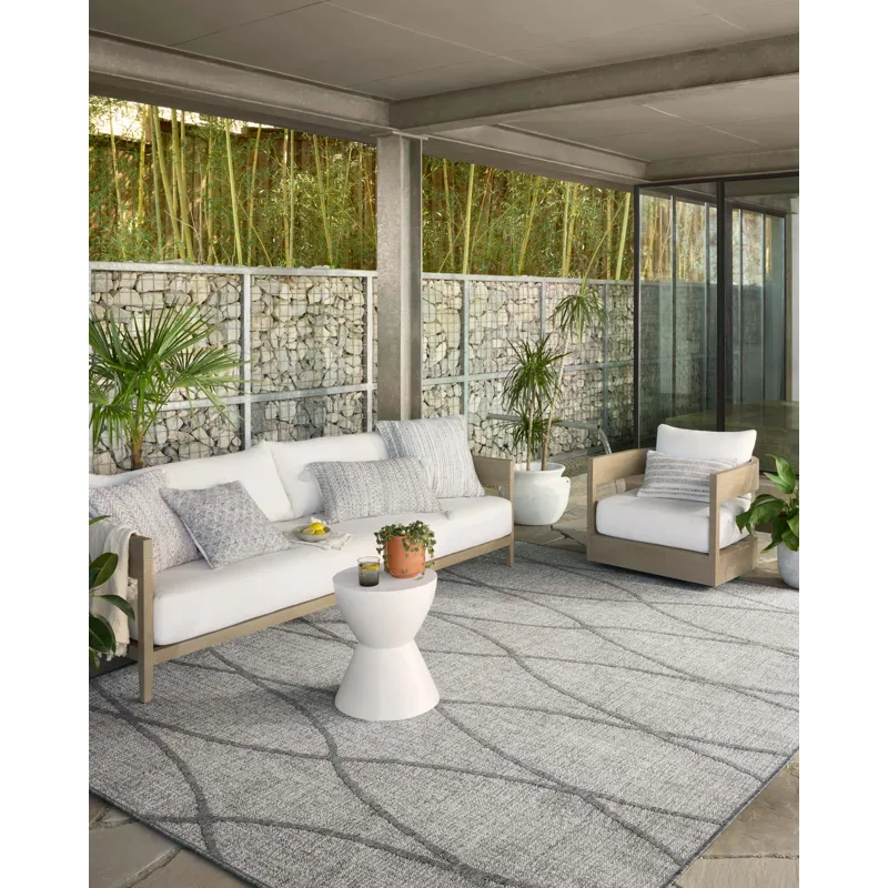Rainier Dove / Grey Rug (7' 10" X 10' 10")
