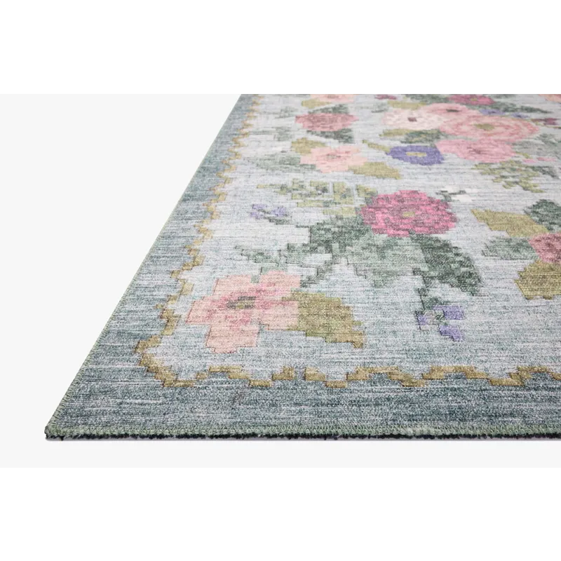 Loloi X Rifle Paper Co. Rosa 2\'-3\" X 3\'-9\" Rug