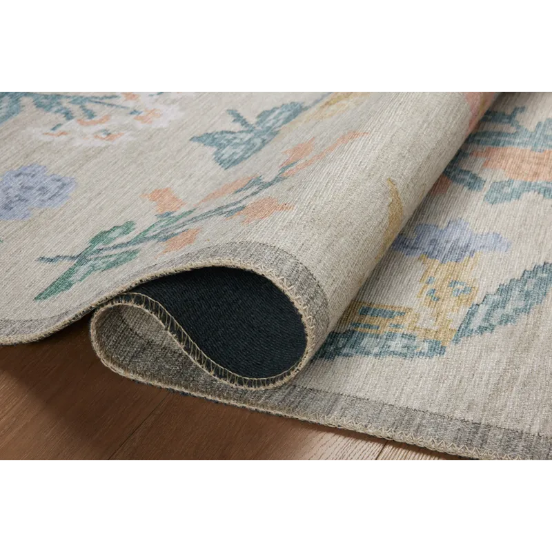 Loloi X Rifle Paper Co. Rosa 2\'-6\" X 7\'-6\" Rug