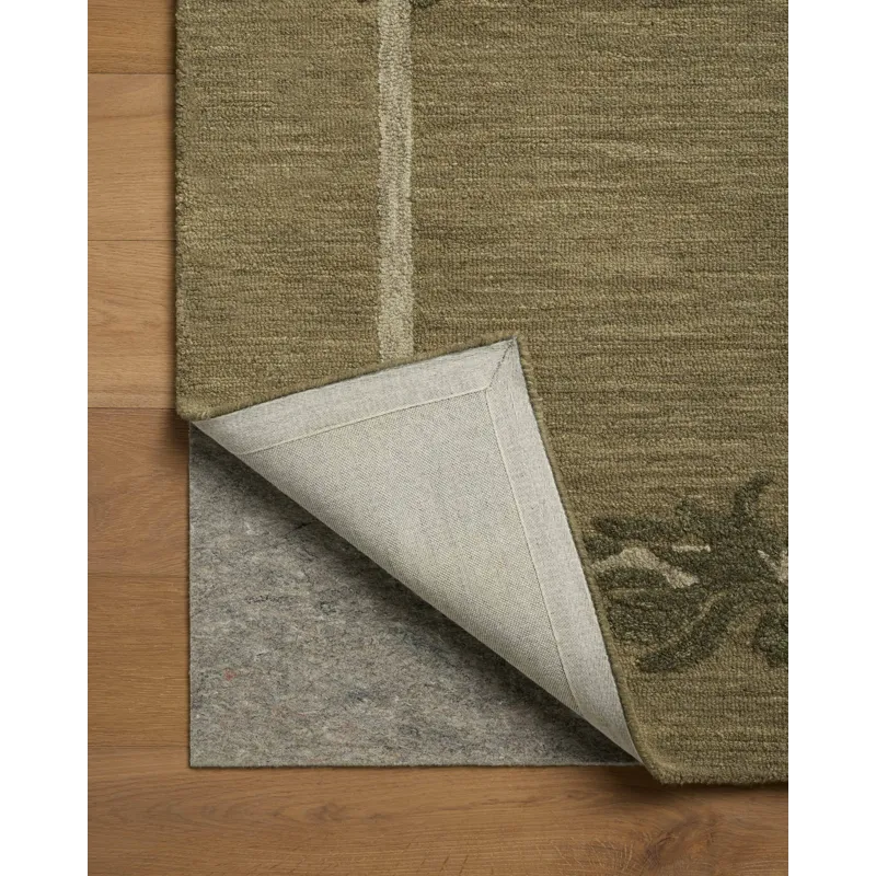 Brigette Romanek x Loloi Romi Green / Forest 5\'-0\" x 7\'-6\" Rug