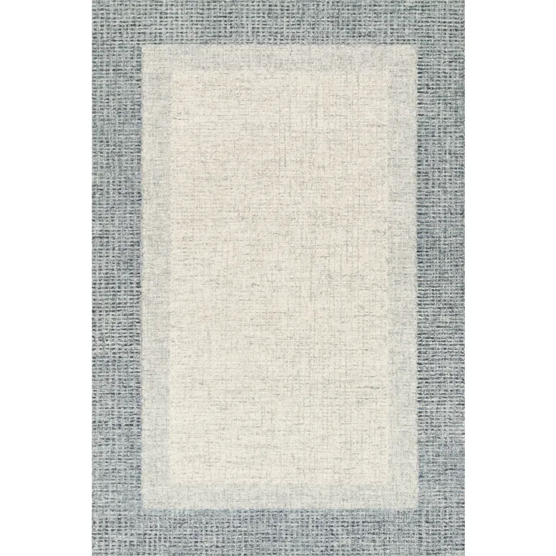 Rosina Grey / Blue Rug (3' 6" X 5' 6")