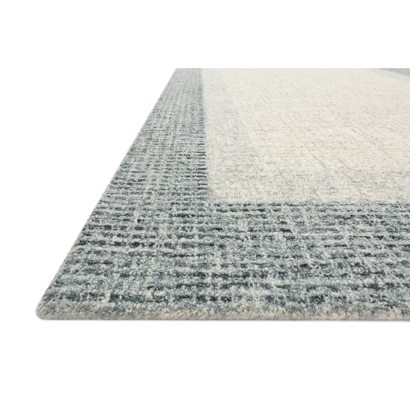 Rosina Grey / Blue Rug (3' 6" X 5' 6")