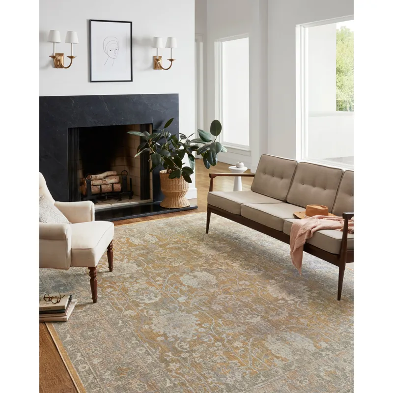 Rosemarie Gold / Sand Rug (3' 7" X 5' 7")
