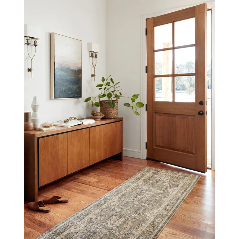 Rosemarie Sage / Blush Rug (10' 0" X 14' 0")