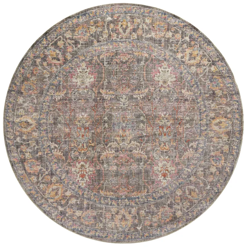 Rosemarie Stone / Multi Rug (5' 0" X 5' 0" Round)