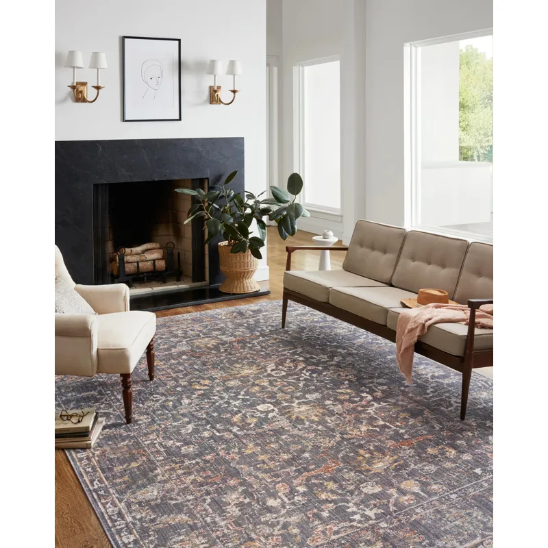 Rosemarie Graphite / Multi Rug (2' 7" X 12' 0")