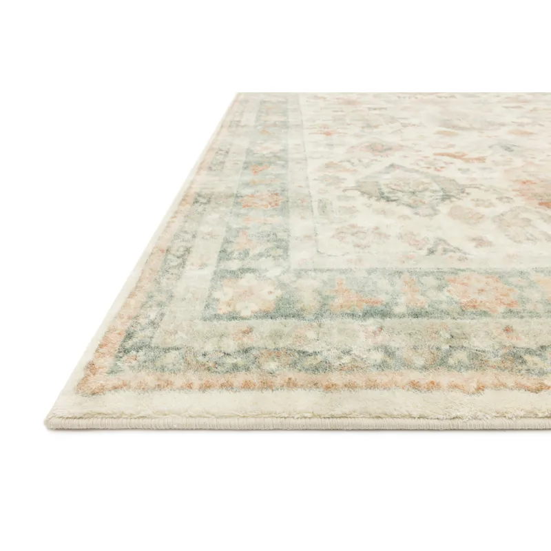 Rosette Beige / Multi Rug (2' 2" X 5')