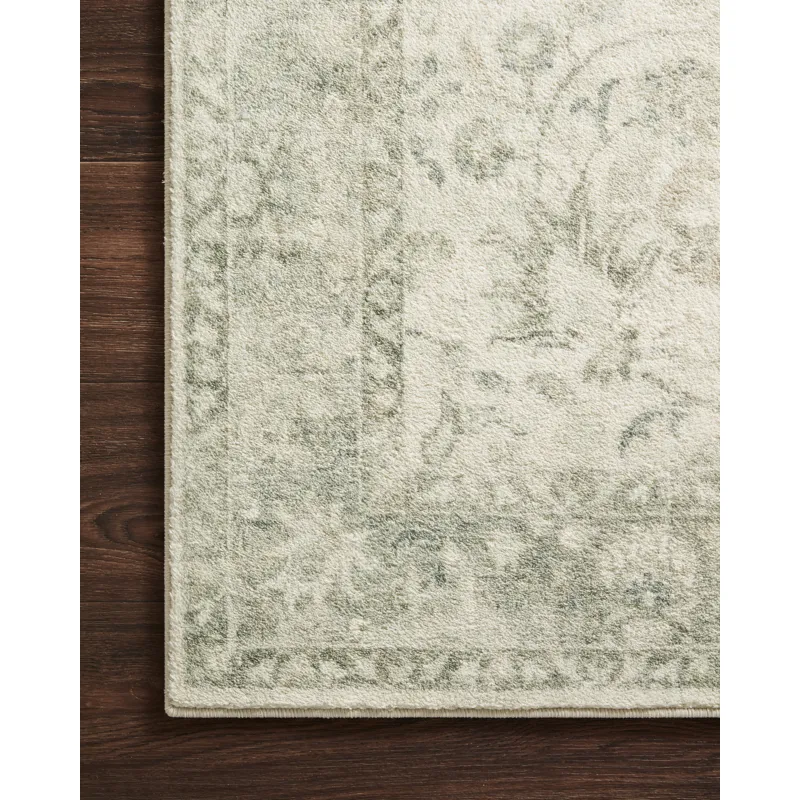 Rosette Ivory / Silver Rug (2' 2" X 3' 8")