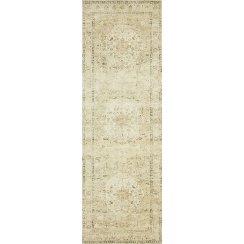 Rosette Sand / Ivory Rug (3' 3" X 5' 3")