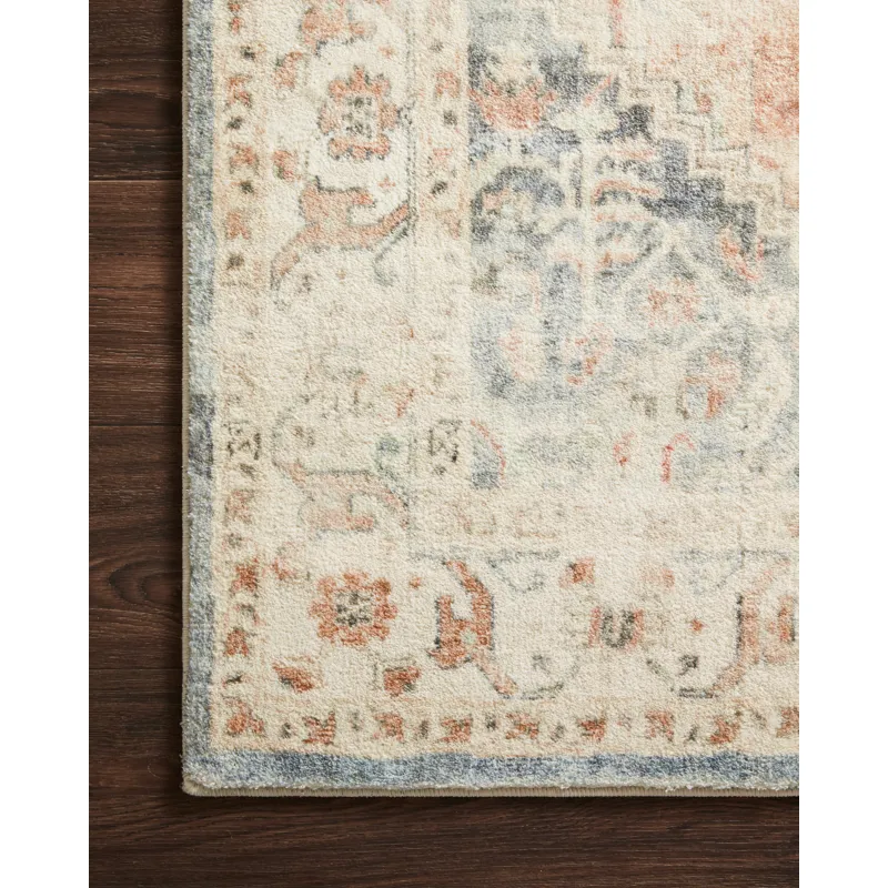 Rosette Clay / Ivory Rug (7' 6" X 9' 6")