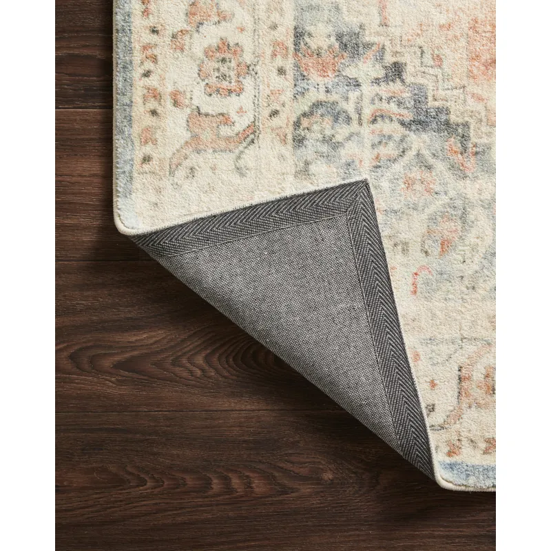 Rosette Clay / Ivory Rug (7' 6" X 9' 6")