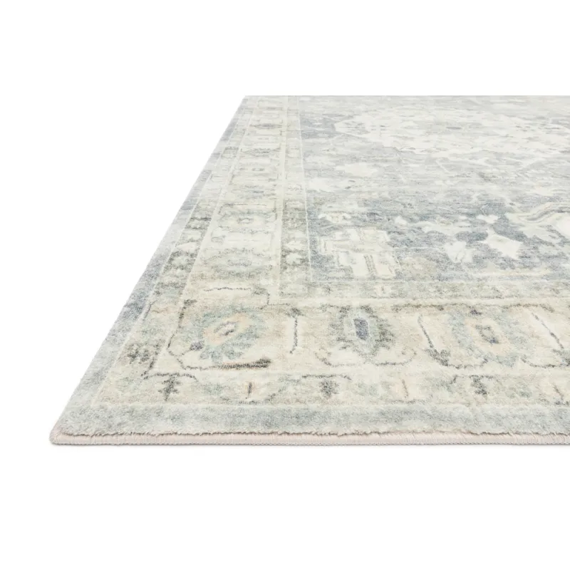 Rosette Denim / Fog Rug (2' 2" X 3' 8")
