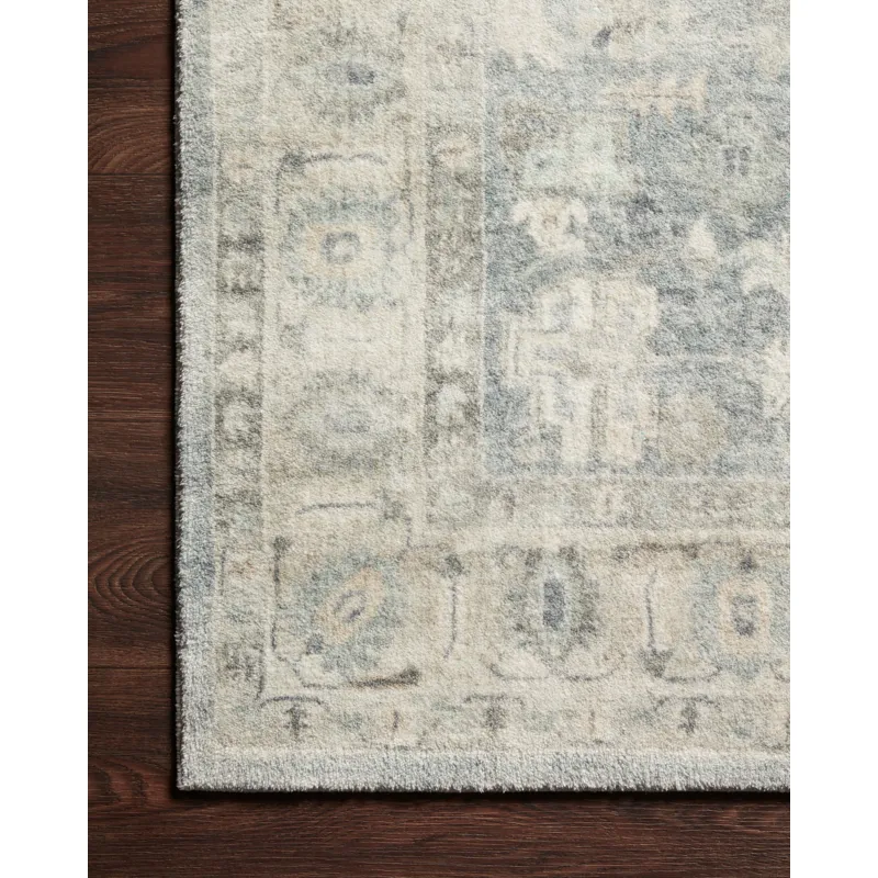 Rosette Denim / Fog Rug (2' 2" X 3' 8")
