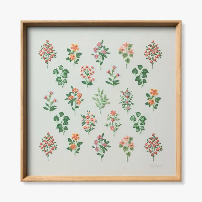 Loloi X Rifle Paper Co. 25\" X 25\" Wall Art
