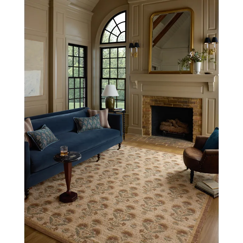 Chris Loves Julia x Loloi Rue Wheat / Sage 8\'-6\" x 11\'-6\" Rug