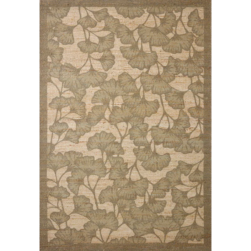 Chris Loves Julia x Loloi Rue Olive / Sage 3\'-6\" x 5\'-6\" Rug