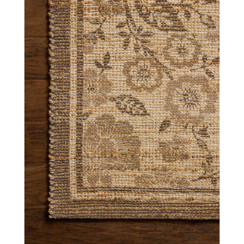 Chris Loves Julia x Loloi Rue Bark / Mocha 2\'-3\" x 3\'-9\" Rug