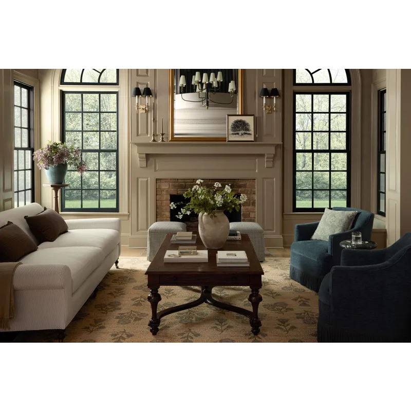 Chris Loves Julia x Loloi Rue Moss / Blue 7\'-6\" x 9\'-6\" Rug
