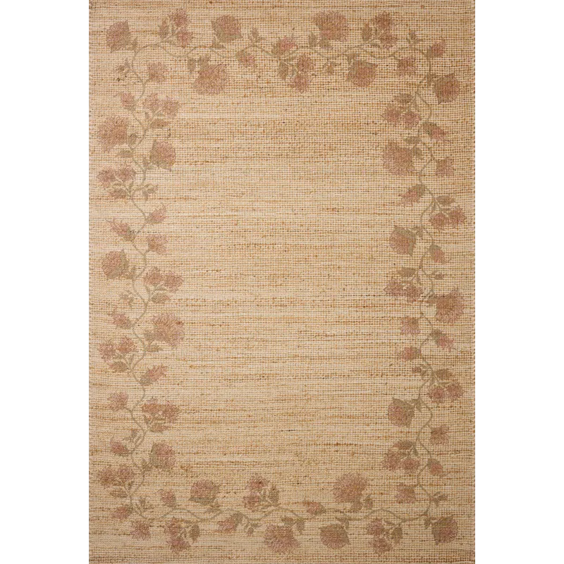 Chris Loves Julia x Loloi Rue Natural / Multi 7\'-6\" x 9\'-6\" Rug