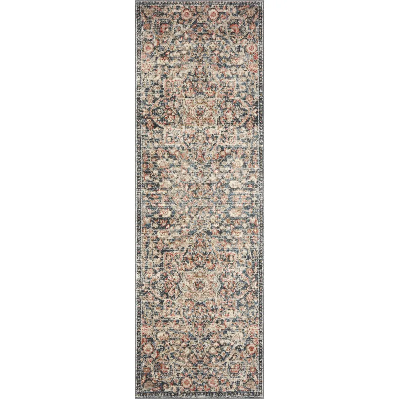 Saban Blue / Spice Rug (5' 3" X 7' 6")