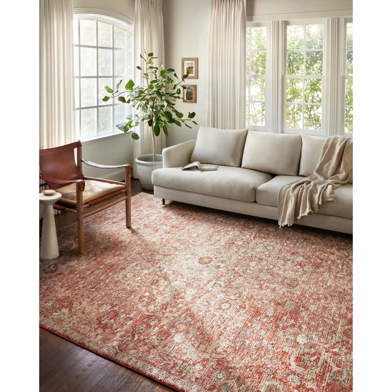 Saban Rust / Beige Rug (7' 10" X 10')