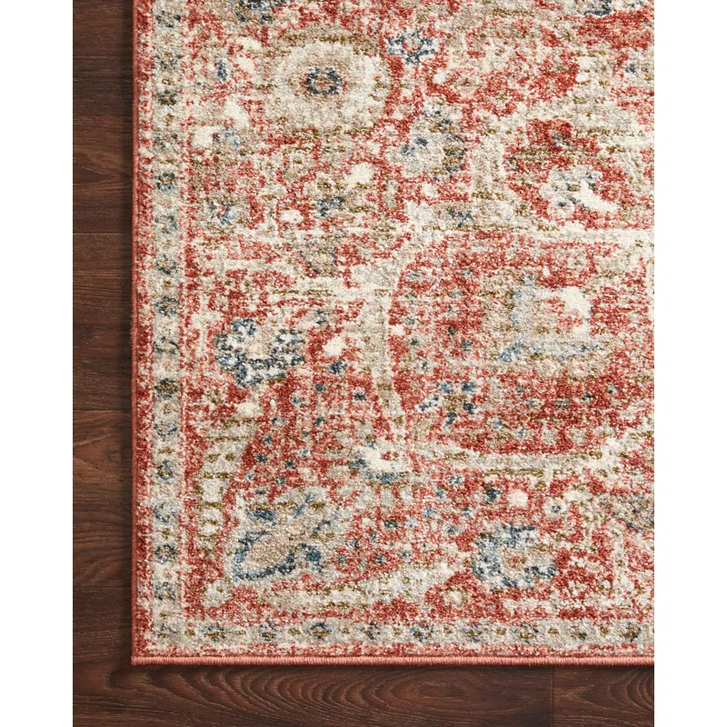 Saban Rust / Beige Rug (7' 10" X 10')