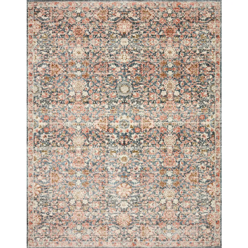 Saban Navy / Rust Rug (11' 6" X 15')