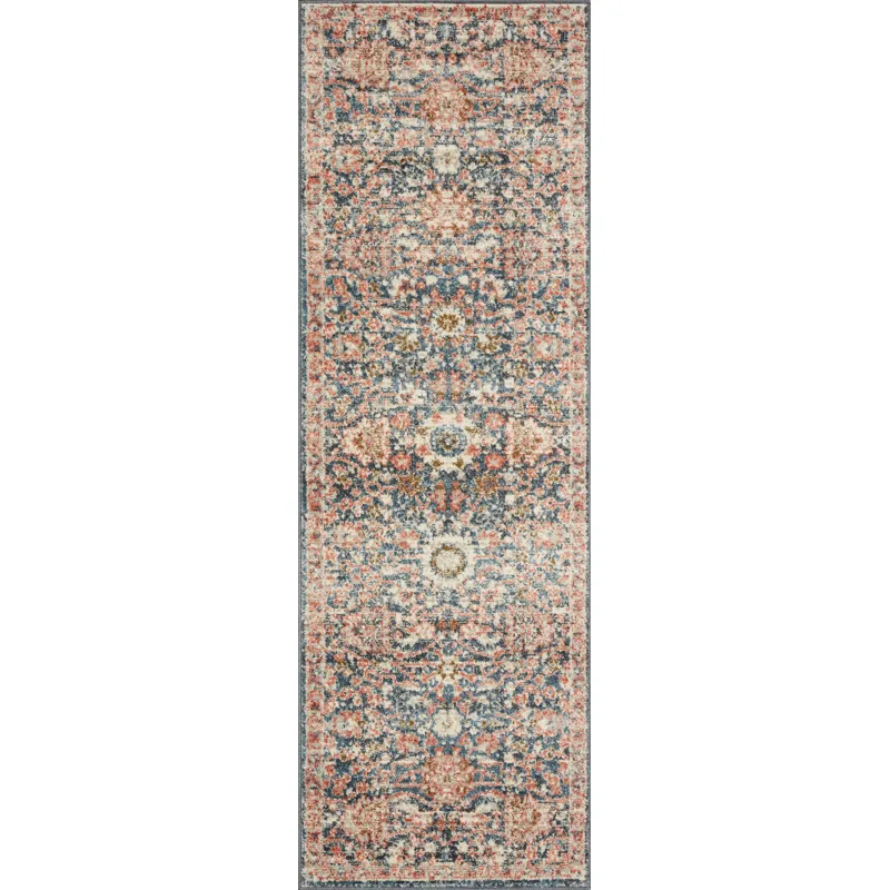 Saban Navy / Rust Rug (11' 6" X 15')