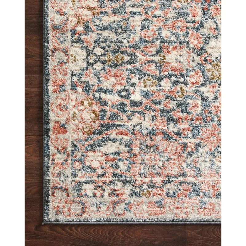 Saban Navy / Rust Rug (11' 6" X 15')