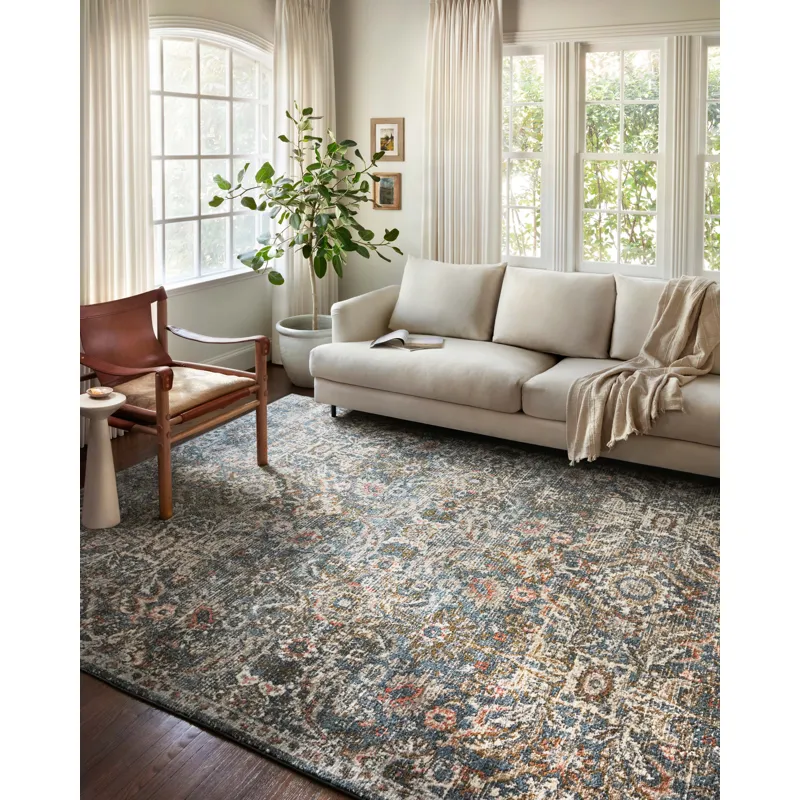 Saban Blue / Sand Rug (2' 7" X 12' 0")