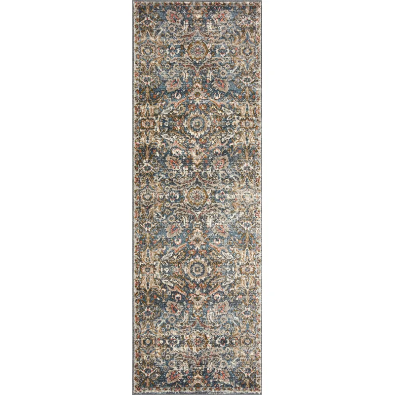 Saban Blue / Sand Rug (2' 7" X 12' 0")