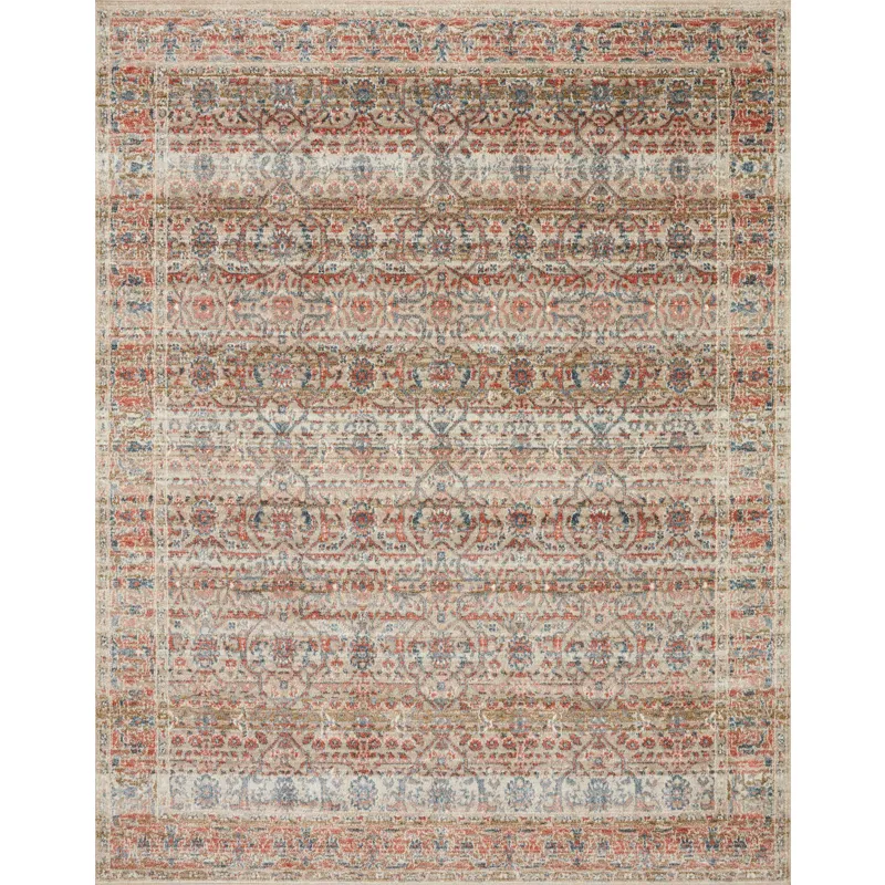 Saban Sand / Rust Rug (3' 9" X 5' 9")