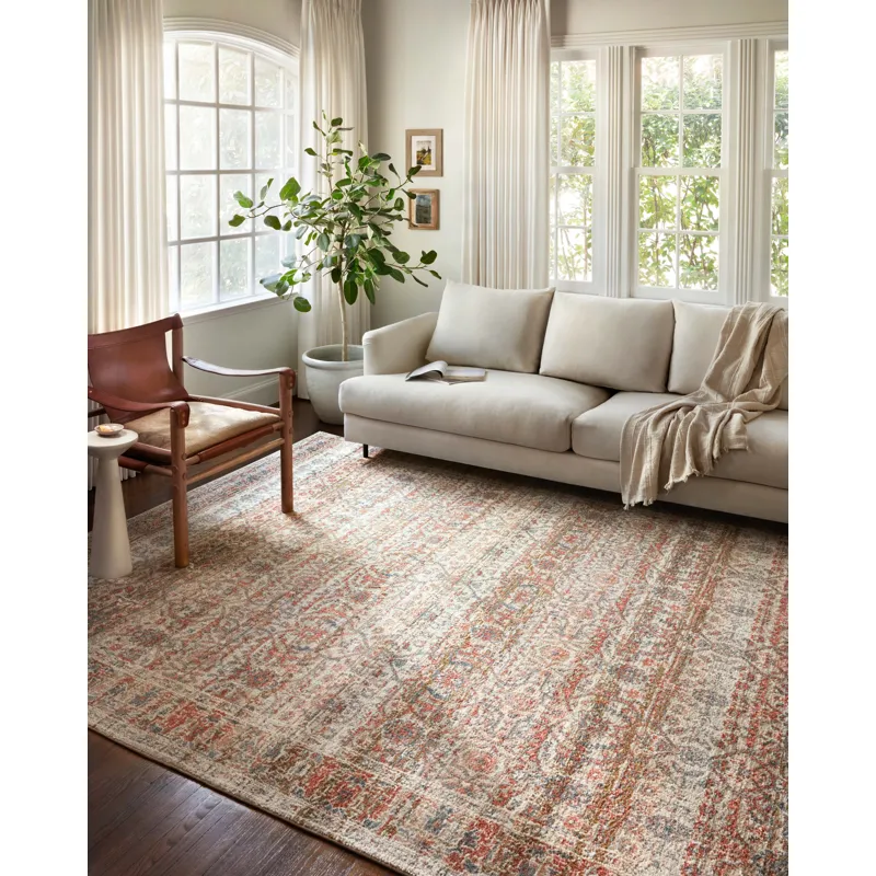 Saban Sand / Rust Rug (3' 9" X 5' 9")