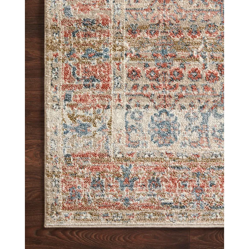 Saban Sand / Rust Rug (3' 9" X 5' 9")