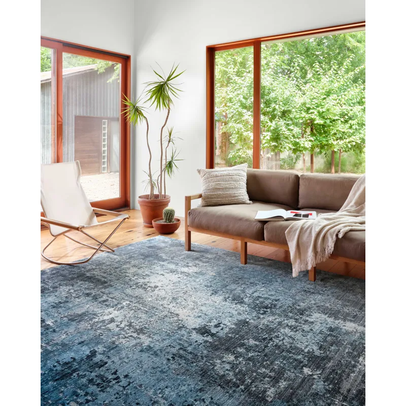 Samra Charcoal / Sky Rug (11' 6" X 15' 7")