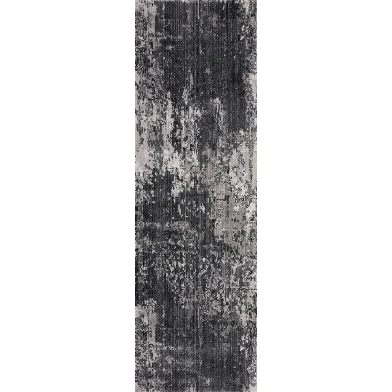 Samra Charcoal / Silver Rug (5' 3" X 7' 9")