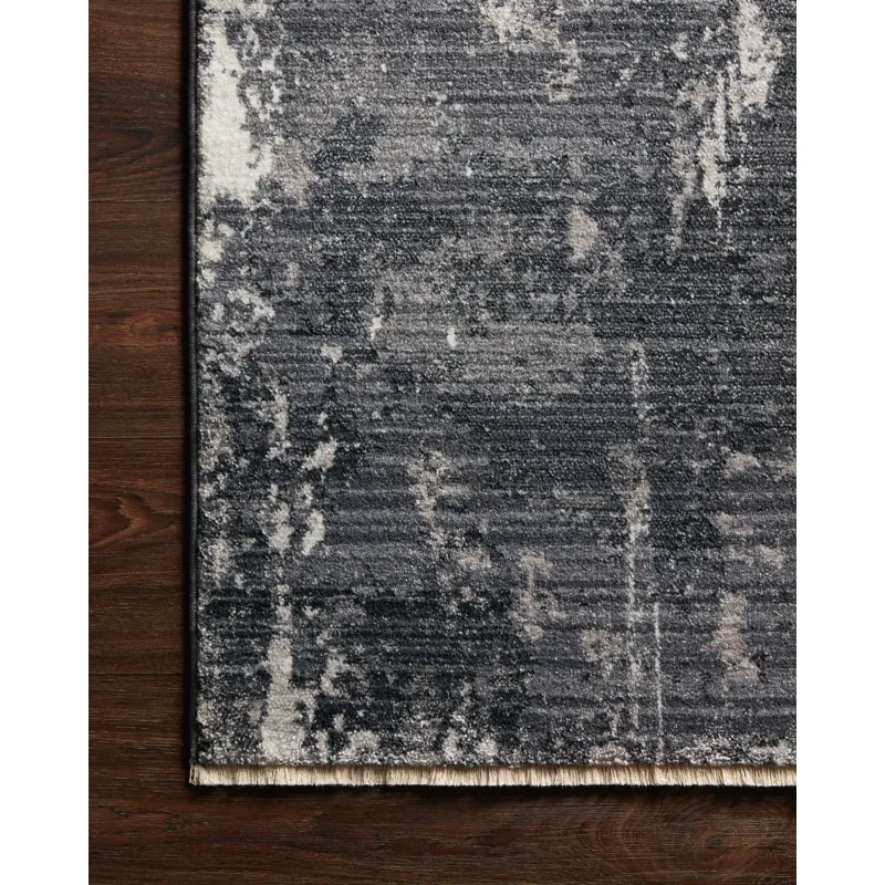 Samra Charcoal / Silver Rug (5' 3" X 7' 9")