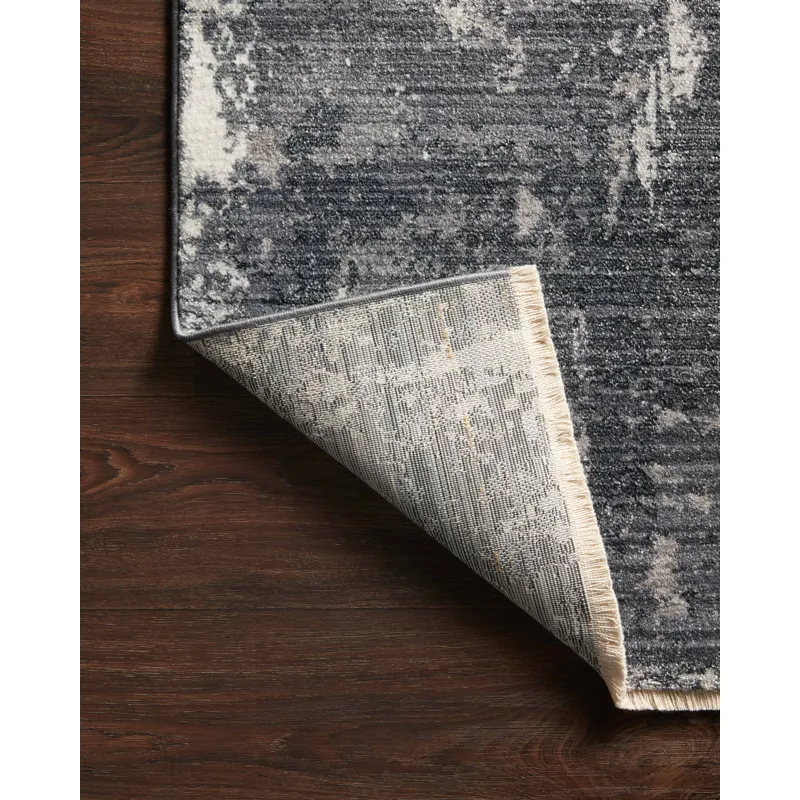 Samra Charcoal / Silver Rug (5' 3" X 7' 9")