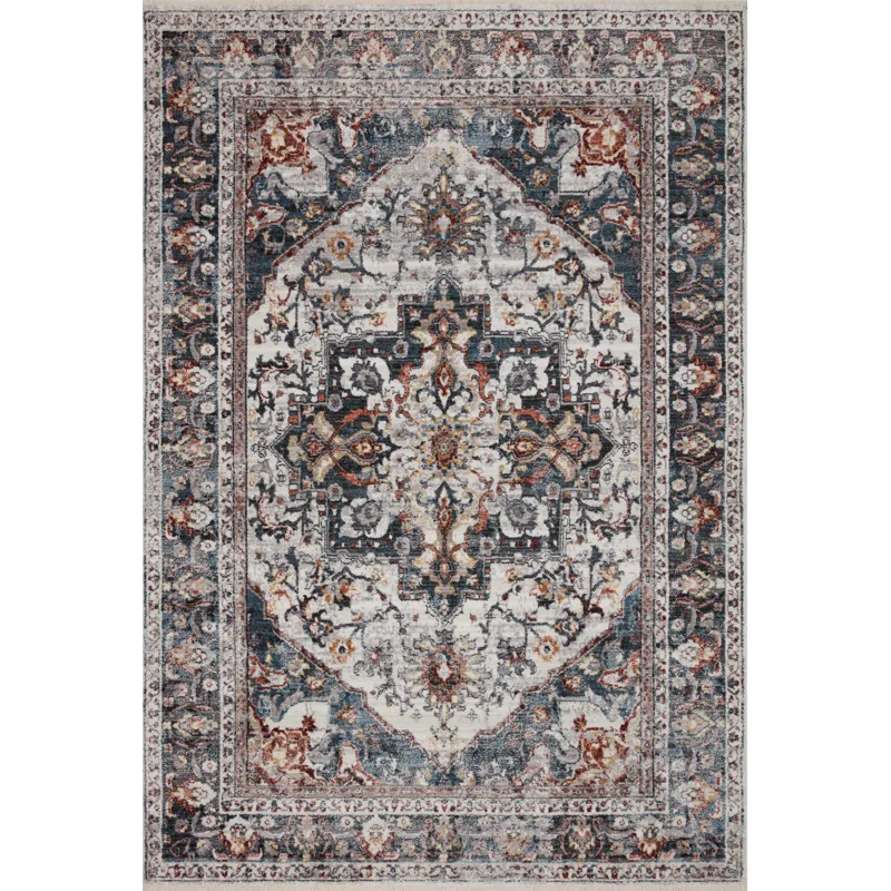 Samra Ivory / Denim Rug (11' 6" X 15' 7")