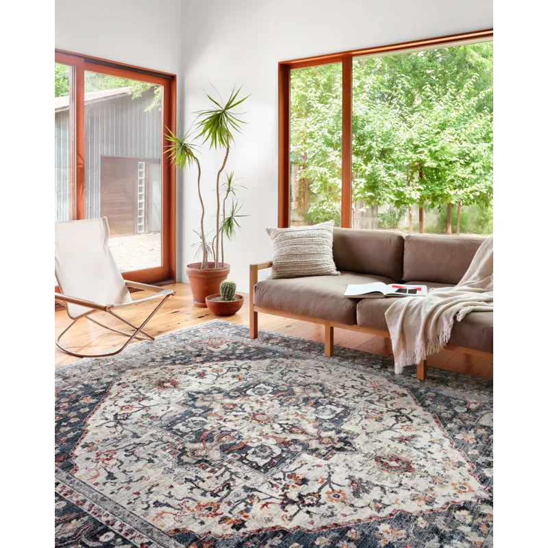 Samra Ivory / Denim Rug (11' 6" X 15' 7")