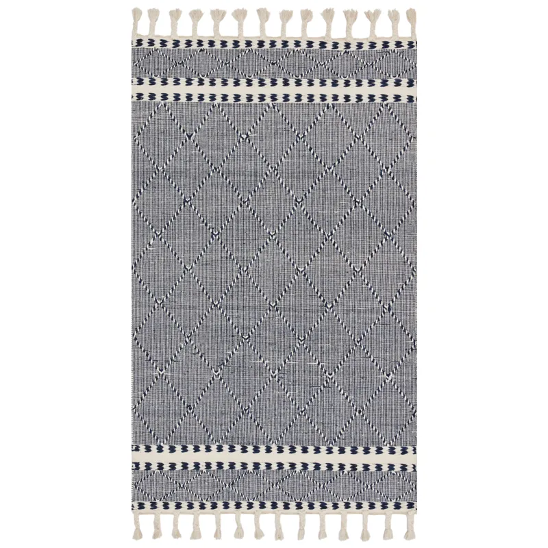 Sawyer Navy Rug (3' 6" X 5' 6")