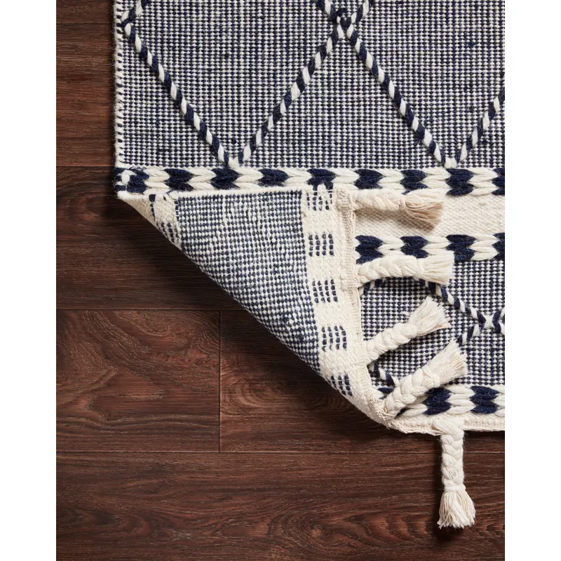 Sawyer Navy Rug (3' 6" X 5' 6")